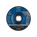 Pferd 5" x 1/8 Grinding Wheel, X-LOCK - SG STEEL - Type 27 10PK 60183